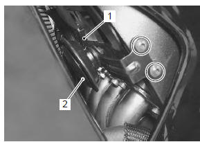 Suzuki GSX-R. Horn removal and installation