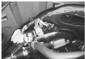 Suzuki GSX-R. Ignition switch inspection