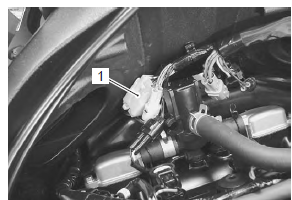 Suzuki GSX-R. Horn inspection