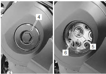 Suzuki GSX-R. Clutch cable play inspection and adjustment