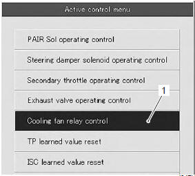 Suzuki GSX-R. Active control inspection