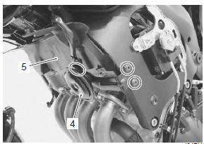 Suzuki GSX-R. Engine assembly removal