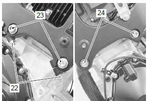 Suzuki GSX-R. Engine assembly removal