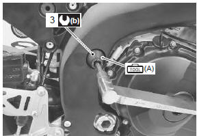 Suzuki GSX-R. Engine assembly installation