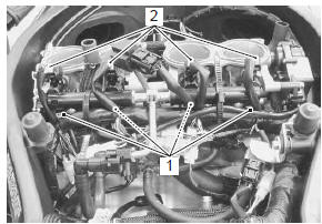 Suzuki GSX-R. Throttle body removal and installation