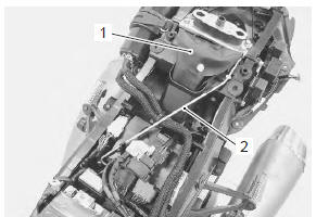 Suzuki GSX-R. Ecm removal and installation