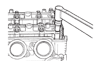 Suzuki GSX-R. Camshaft journal wear