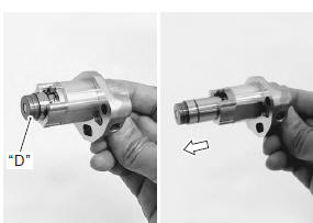 Suzuki GSX-R. Cam chain tension adjuster inspection