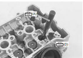 Suzuki GSX-R. Valve guide replacement 