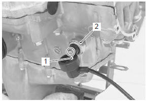 Suzuki GSX-R. Oil pressure switch