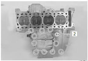 Suzuki GSX-R. Crankcase