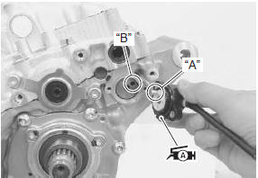 Suzuki GSX-R. Gear position switch