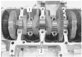 Suzuki GSX-R. Crankshaft