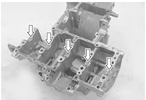 Suzuki GSX-R. Crankshaft journal bearing