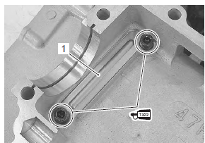 Suzuki GSX-R. Breather oil return plate