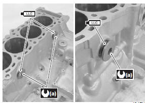 Suzuki GSX-R. Water jacket plug