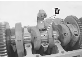 Suzuki GSX-R. Crankshaft