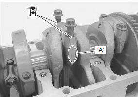 Suzuki GSX-R. Crankshaft