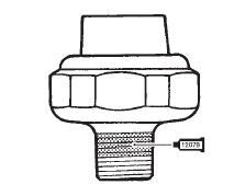 Suzuki GSX-R. Oil pressure switch