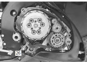Suzuki GSX-R. Clutch installation